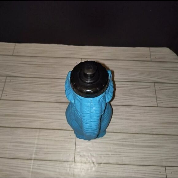 Vintage Circus Blue Elephant Blow Mold 32oz Water Bottle Made In The USA CA - Picture 2 of 9